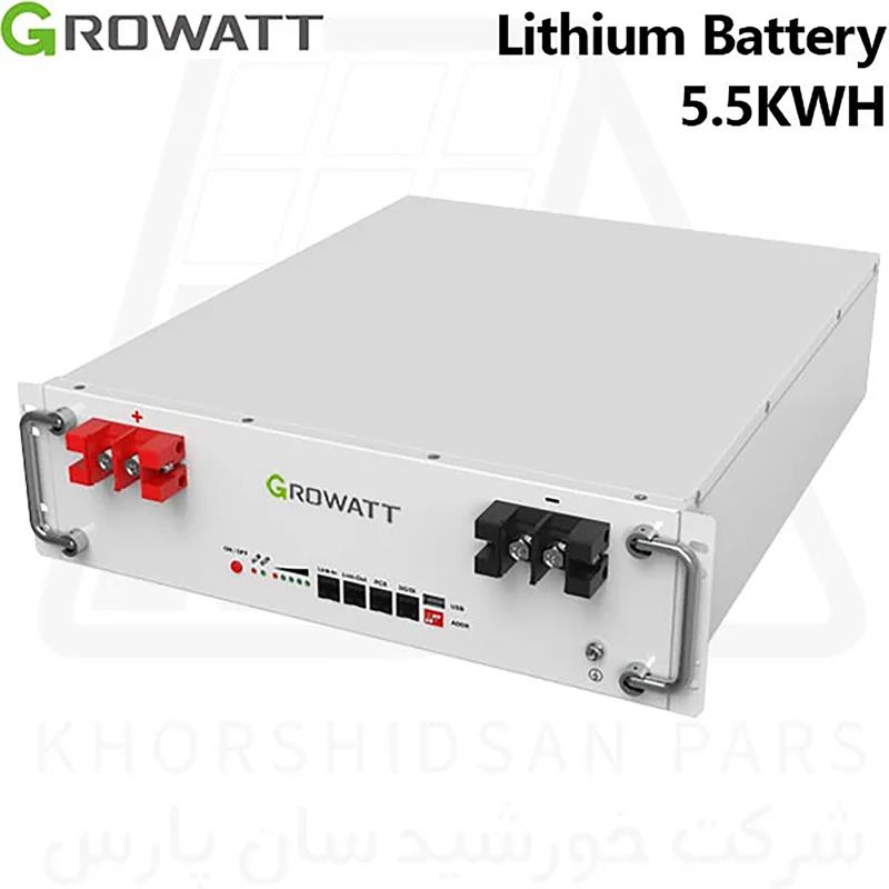 خرید باتری لیتیومی 5.5 کیلووات گرووات | Growatt 5.5kWh Lithium Battery